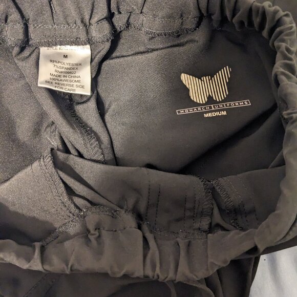 Monarch black scrubs - Picture 5 of 6